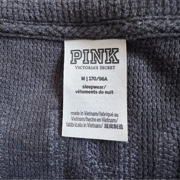 Victoria's Secret PINK | Silver Bling Long Johns Pajamas Bodysuit | Size Medium - Picture 8 of 10